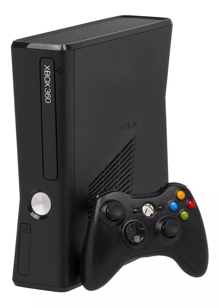 Microsoft Xbox 360 + Kinect Slim 4gb Standard Cor  Matte Black