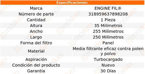 1- Filtro De Cabina Para Audi A6 2012/2018 Engine Fil Foto 2