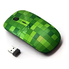 Mouse Koolmouse Inalambrico/cuadros Verdes