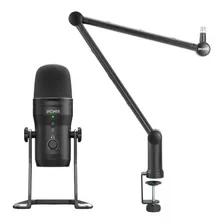 Kit Microfone Condensador Pro Pmcvp01 Estúdio Profissional