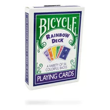 Bicycle Rainbow Deck - Mazo Naipes + Dvd - Magia Cardistry