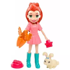 Boneca Polly Pocket Lila Com Bichinho - Mattel