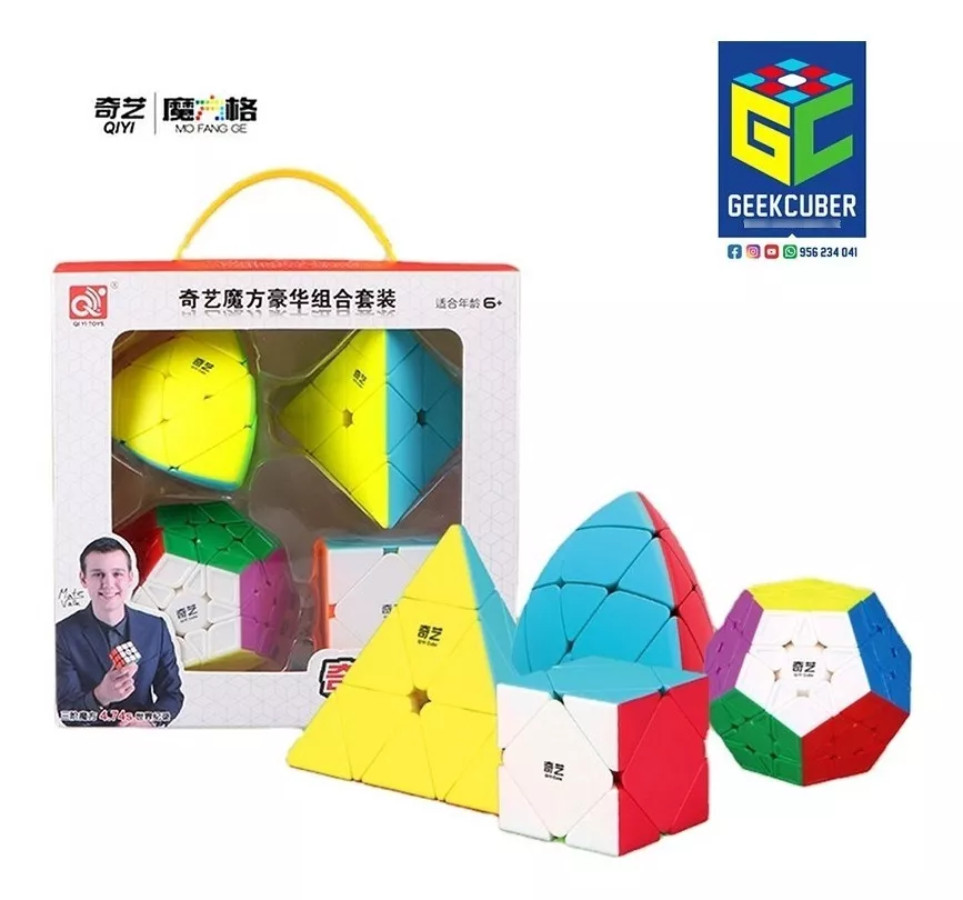 Qiyi Pack (pyra Mega Skew Master) Cubo Mágico Rubik  Regalos