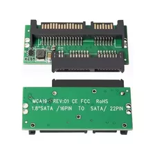 Adaptador Conversor Micro Sata 1.8 Ssd 3.3v Para Sata 22 Pin