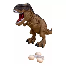 Dinosaurio A Pila Tira Humo Camina Luz Y Sonido Pone Huevo