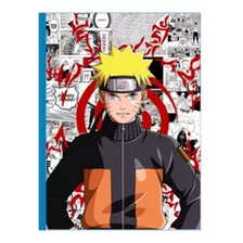 Kit 5 Caderno Escolar Naruto Grande Brochura 96 Folhas