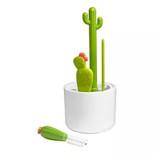 Boon - Juego De 4 Cepillos En Forma De Cactus Para Limpiar B