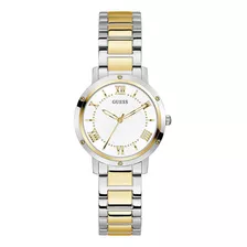 Relógio Guess Feminino - Gw0404l2 Cor Da Correia Dourado Cor Do Bisel Prateado