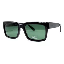 Lentes De Sol Traffic - 265 Diseño Negro Con Cristales Verdes C1