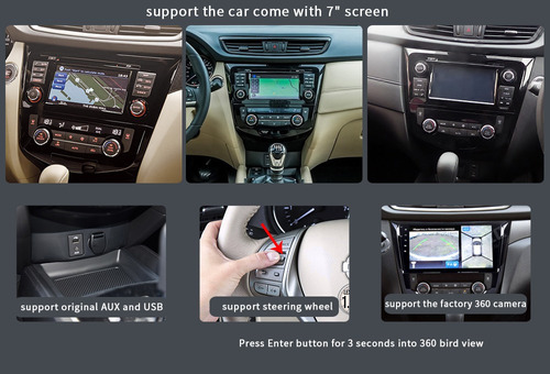 Radio Nissan Xtrail Qashqai Android 12 4gx64g Carplay / Auto Foto 3