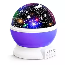 Lampara Espanta Cuco Recargable Star Master Luz Estrella Color Morado