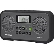 Radio Sangean Pr-d19bk Color Gray/black