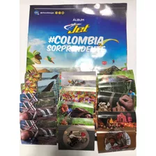 Láminas + Álbum Jet Colombia Sorprendente 70 Sin Repetir