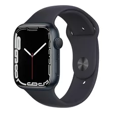 Apple Watch S7 (gps, 45mm) - Caixa Preta - Pulseira Preta