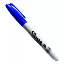 Marcador Sharpie Permanente Punta Fina V/colores Indeleble Color Azul