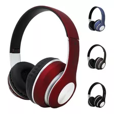 Fone De Ouvido Sem Fio Bluetooth Headset Musica Anti-ruído Cor Vermelho