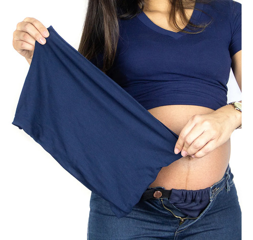 Kit Extensor + 3 Faixas Gravida Gestante Gravidez Calça Sos
