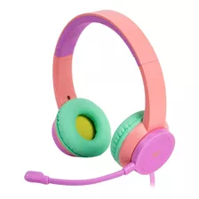 Audífono Alámbrico On Ear Stf Viva! Para Computadora Color Rosa