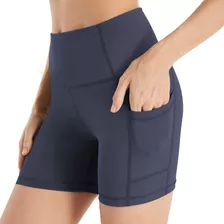 Akaso Pantalones Cortos De Yoga De Cintura Alta, Pantalones.