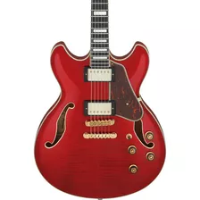 Guitarra Elétrica Ibanez As93fm-tcd Semi Hollow Cherry Red Orientação Para A Mão Direita