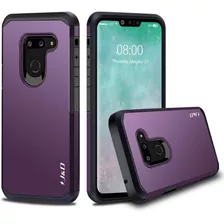 Funda Para LG G8 Thinq/LG G8 | Negro-violeta