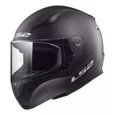 Casco Integral Para Moto Ls2 Rapid Ff353 Negro Mate Liso Talla L (59-60 Cm)