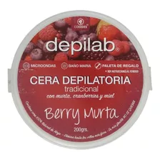 Pote Cera Depilatoria Berry Murta 200 Grs Para Microondas