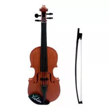 Brinquedo Violino Musical De Plástico Infantil Com Arco