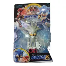 Muñeco Silver Sonic Articulado X1 Personaje Sonic En Blister