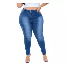 Kit3 Calça Jean Plus Size Premiun Skinny Cintura Alta Salig 