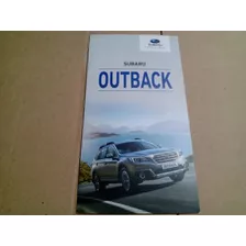 Folder Catálogo Subaru Outback Com 6 Páginas Original Dépoca