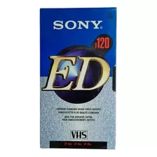 Fita Cassete Vhs Sony Ed T-120 Lacrada