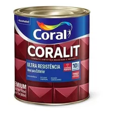 Tinta Coralit Esmalte Brilho - 900ml: Escolha A Cor