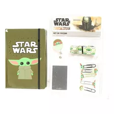 Set Libreta Y Porta Credencial Baby Yoda -grogu