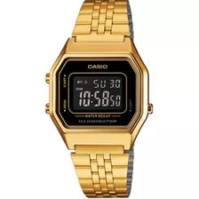 Relógio Casio Feminino Vintage Dourado La680wga-9df