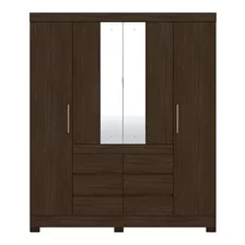 Guarda Roupa Cádis Com 4 Portas 6 Gavetas Casal Mega Oferta