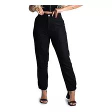 Calça Jeans Feminina Mom Cintura Alta Sawary Premium 