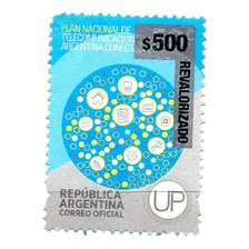 Argentina Estampilla Revalorizada 2023 Telecom Up Mnt