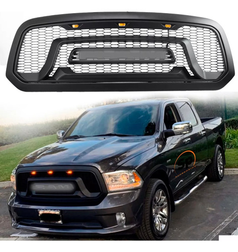 Parrilla Letra Led Dodge Ram 1500 2018 Tipo Rebel Foto 3