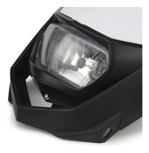 Carcasa Blanca Y Negra 12v 35w Faro Yamaha Yz Xt Wr Ttr 125 Foto 4