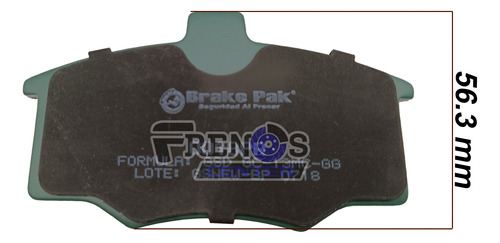 Pastilla Freno Del Brake Pak Para Fiat Premio Foto 7