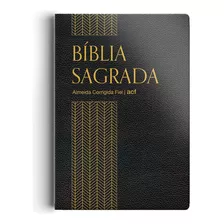 Bíblia Acf - Capa Semi Luxo Preta, De Trinitariana Do Brasil, Sociedade. Geo-gráfica E Editora Ltda, Capa Dura Em Português, 2020