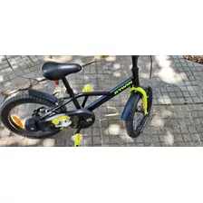 Bicicleta Decathlon R 16 De 4-7 Años Como Nueva!!