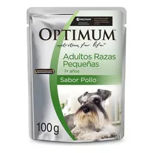 Optimum Caja Pouch Perro Razas Pequeñas X 12 U. (12u.x100g)