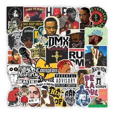 Pack De Adesivos 50 Unidades Hip Hop Rap 2pac Nwa Racionais