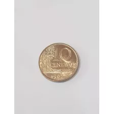 10 Centavos 1967 Níquel - Flor De Cunho!