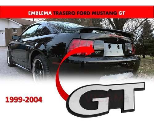 Kit De Emblemas Ford Mustang Gt 1999-2004 Foto 4