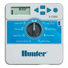 Programador Controlador Riego Hunter Xcore 2 Estaciones Color Gris