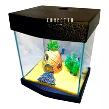 Acuario Completo Tamaño Pequeño Bob Esponja