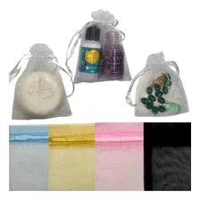 Kit 100 Saquinhos Organza 9x12 Saco Lembrancinha Festa Cores